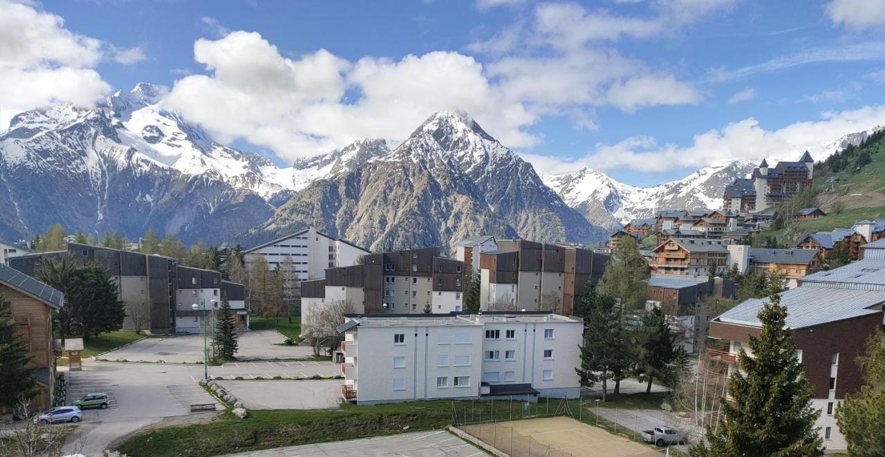 Residence Plein Sud A Cote Jandri Express, Front De Neige, Vue Splendide, Label 2 Alpes, Classe 2 Etoiles Tourisme Лес дьо Алпс Екстериор снимка